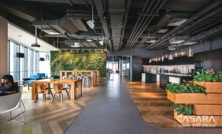 Cho thuê nhà mặt phố Nguyễn Hữu Thọ view hướng hồ Linh Đàm) 118m2