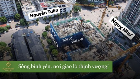 Bán chung cư Harmony Square, 3 phòng ngủ, 88m2, full nội thất, ngã tư Nguyễn Tuân.