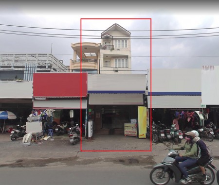 Nhà Mặt Tiền kd tấp nập dt 4 x 16, Hòa Bình