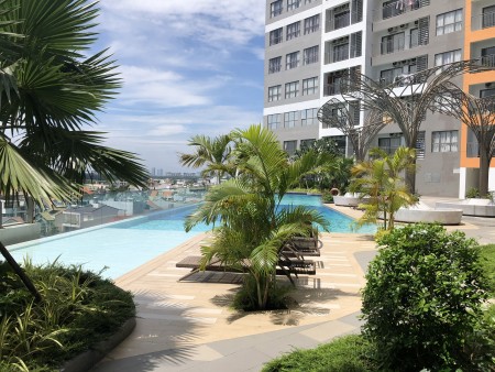 Căn hộ Officetel nhỏ 40m2, chung cư The Sun Avenue - bếp rộng đẹp, có hồ bơi & gym