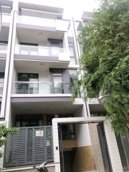 Cho thuê Nhà 4x20m hầm trệt 3 lầu 6 phòng,nội thất cơ bản An Phú Quận 2