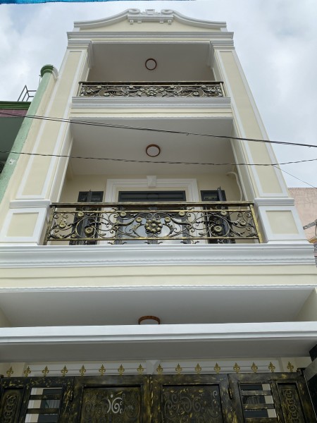 Nhà mới đẹp 100% DT 4.05 x 21m, 3 lầu + sân thượng, giá 7.8 tỷ hẻm xe hơi Tân Sơn Nhì