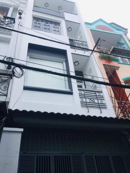 Nhà 4 tầng đúc BTCT kiên cố, HXH Trường Sa, Quận 3, nội thất mới cứng - DT 50m2 giá chỉ 7,2 tỷ