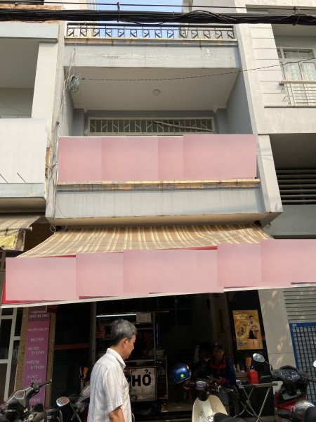 Mặt Tiền Chu Văn An 4x17m, trệt, 2lầu, 3pn, 3wc. 25tr/th.