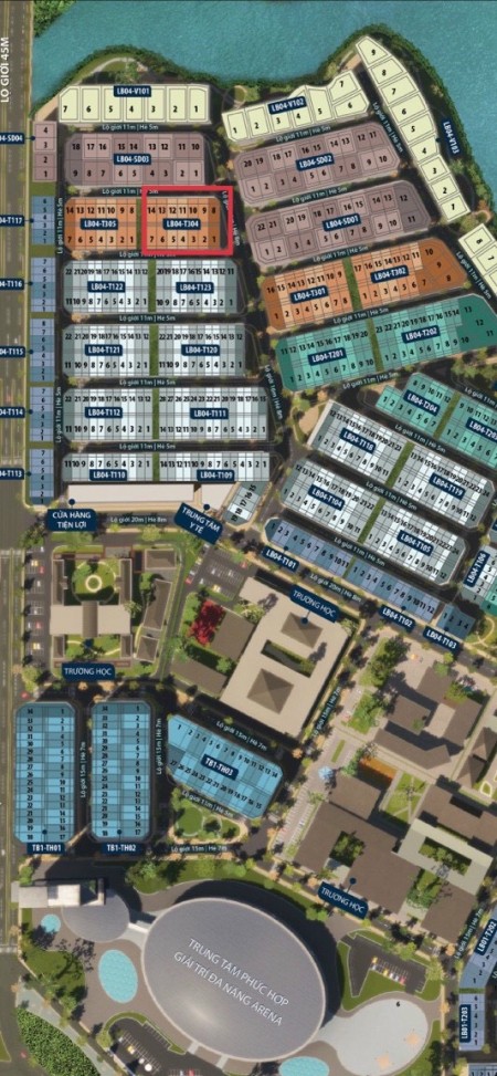 Bán nhà biệt thự, liền kề tại Dự án Aqua City, Biên Hòa, Đồng Nai diện tích 156m2 giá 7.8 Tỷ