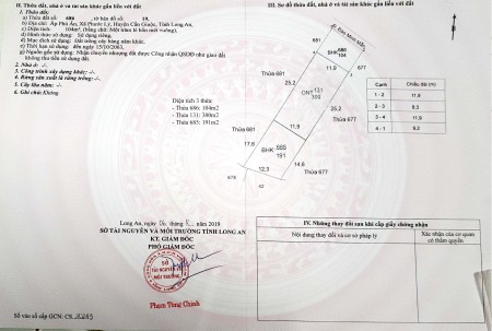 Cần Bán Lô Đất Biệt Thự 600m2 SIÊU ĐẸP, Phước Lý, Long An, giáp ranh HCM