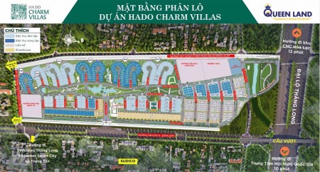 CẦN BÁN GẤP ĐẤT NỀN BIỆT THỰ KĐT HADO CHARM VILLAS - Vị trí vàng để đầu tư dài hạn và trung hạn