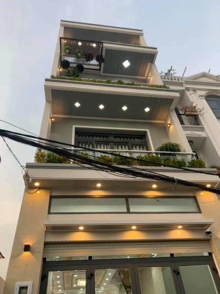 Bán nhà đẹp 4 tầng, Lô nhì Đường Huỳnh Tấn Phát, Nhà Bè, Giá 7.65 tỷ, +84.943211439 Ms Hải