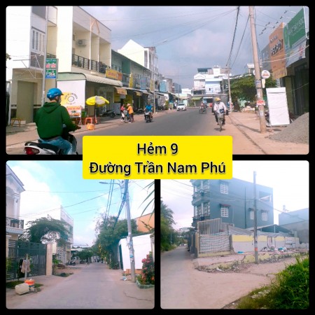 Bán Cặp Nền Góc Hẻm 9 Lộ 6m - Đường Trần Nam Phú (Lộ Ngân Hàng)