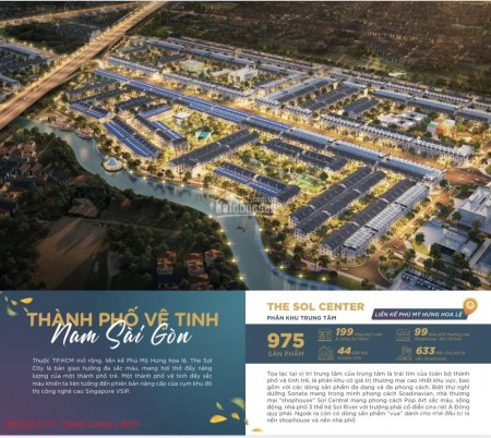 Dự án Hot nhất Long An và Bình Chánh The Sol City