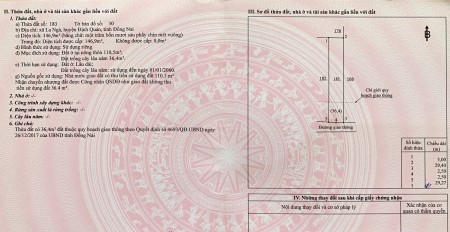 Nợ nần nên cần bán gấp trong tuần lô đất thổ cư, giá 290 triệu/147 m2