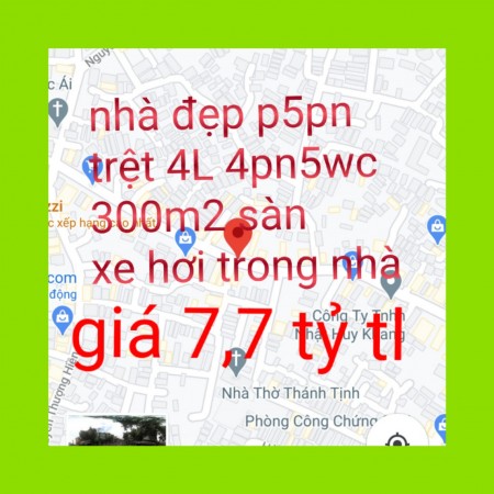 CC bán nhà biệt thự HXH trệt 4L 5p 5wc GIÁ 7,7 TỶ. Giá Tết nhà đẹp ở ngay