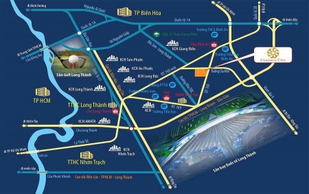 SIÊU ĐÔ THỊ ĐỐI DIỆN SÂN BAY LONG THÀNH, ĐỒNG NAI