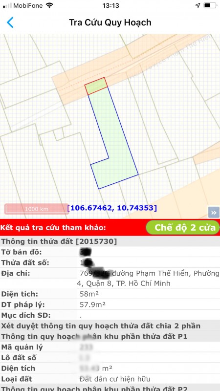Nhà 58m²/nở hậu L 6.1m hẻm 769 Phạm Thế Hiển P4Q8 - Ms Thùy 0933083116