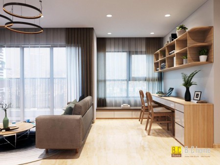Rẻ thôi rồi 4,5 củ cho thuê căn 2 ngủ Vinhomes Smart City vừa mới nhận bàn giao