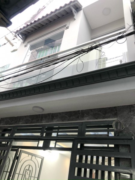Nhà mới (3.4*8m/lầu/2pn) hẻm 184 Âu Dương Lân P3 Q8