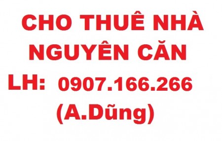 Cho Thuê Nhà tại Đường số 1, Phường 4, Gò Vấp