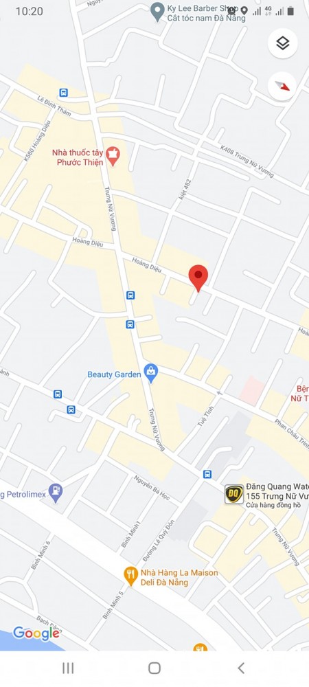 Bán nhà Kiệt Hoàng Diệu - dt 45.5m2