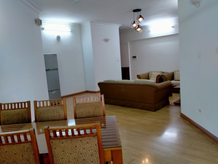 Cho thuê căn hộ chung cư 24T1 THNC 120m2 2 Pn đầy đủ đồ 13Tr/tháng