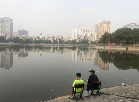 105m2 – MT 5M Mặt hồ Hoàng Cầu + đường Đặng Tiến Đông - Đống Đa, Sáng câu cá – Pháo hoa