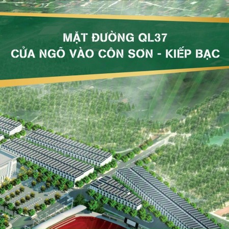 Đất nền đẹp nhất Hải Dương - Chí Linh cơ hội sinh lời cao giá chỉ 13tr/1m ; liên hệ: 0906233283