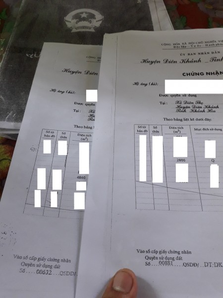 Bán đất diên thọ - diên khánh 300 ngàn 1mv