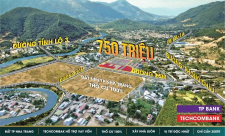 Chỉ với 735 triệu/lô SỞ HỮU SỔ ĐỎ TẠI NHA TRANG