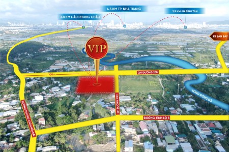 Bán lô 92m2 full thổ Phước Đồng, Nha Trang chỉ 890tr đường nhựa 7m – Ngân hàng cho vay 70%