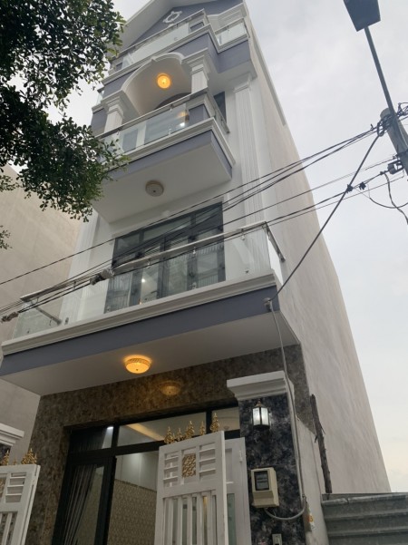 Bán nhà 3 lầu mới 100% hẻm xe hơi 1942 Huỳnh Tấn Phát,Thị trấn Nhà Bè.