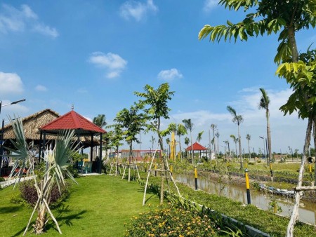 ĐẤT NỀN CẦN ĐƯỚC-KĐT VEN SÔNG LONG CANG RIVERPARK, GIÁ ĐT 350TR/NỀN, SHR, TẶNG SH VÀ 5 CV
