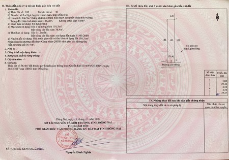 Mua đất thổ cư xây nhà chỉ với 290 triệu/150 m2