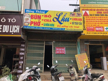 Chính chủ cần cho thuê mặt bằng tại mặt đường Lê Thanh