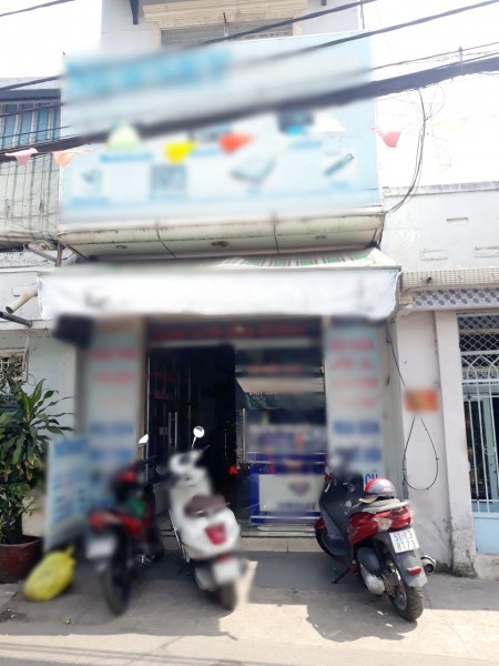 Cho thuê nhà (nở hậu/1lầu/ST) mặt tiền đường Ba Đình P9 Q8
