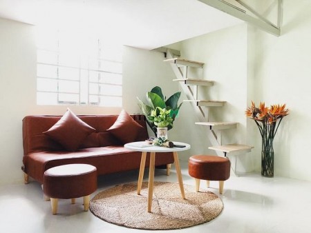 Căn hộ cho thuê tại Phạm Văn Chiêu Gò Vấp với decor siêu yêu, có gác rộng thoáng