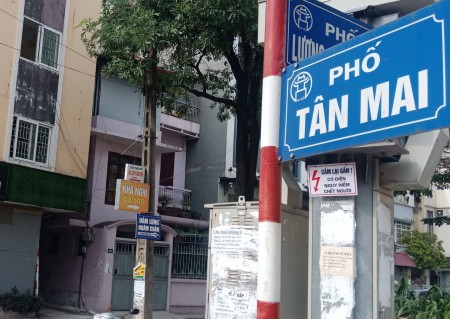 Nhà ngõ ô tô rộng, đường TânMai (HoàngMai), 6,1tỷ