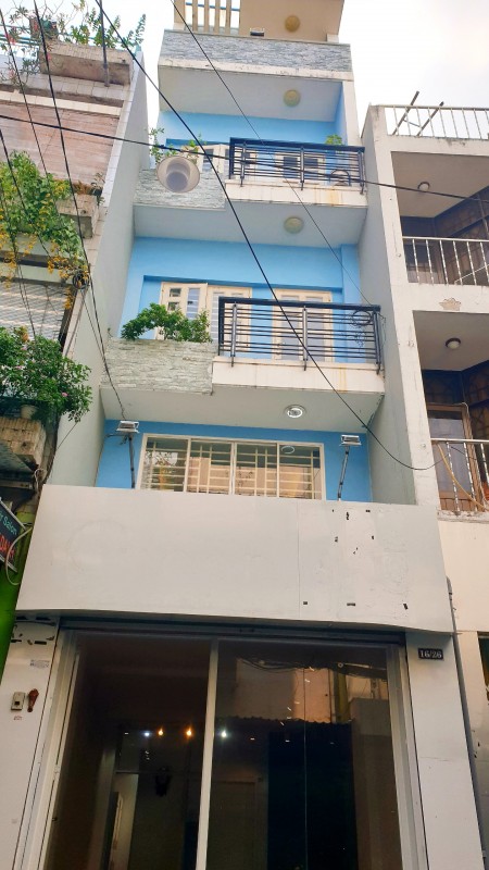 Cho thuê gấp nhà hẻm 16/ Nguyễn Thiện Thuật Quận 3. Nhà 1 trệt 3 lầu ST, tiện làm văn phòng, kinh doanh