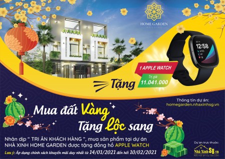 TẾT ĐẾN XUÂN VỀ KDC NHÀ XINH HOMEGARDENDEN 700TR/NÊN