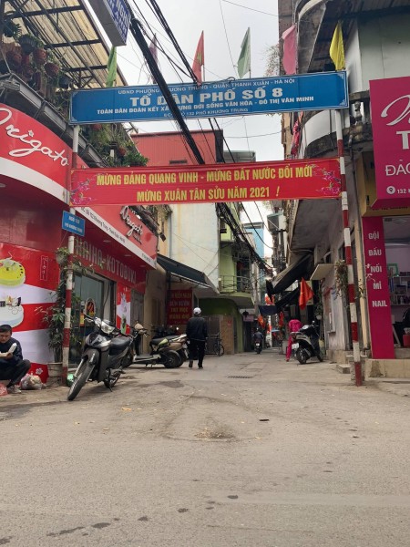 Bán nhà 2 mặt ngõ phố Khương Trung, 50m2 *4Tầng, cách phố đúng 30m