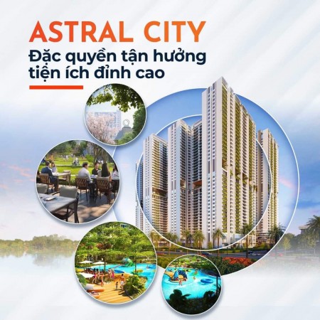 Căn hộ cao cấp Astral City 55m2 2PN, nội thất Rita Võ. TT cực hot chỉ 1%