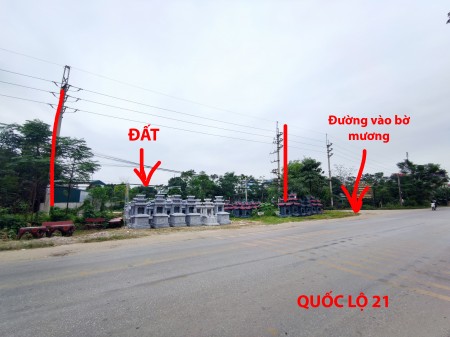 Bán đất mặt đường khu Công nghệ cao gần cầu Đồng Mô, 2 mặt tiền, sổ đỏ chính chủ, Sơn Tây, Hòa Lạc