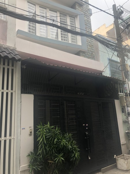 Cho thuê nhà 4x12m, 1 Trệt, 2L, 1ST, 2PN, 1PLV, 4WC, Hẻm xe hơi, Full nội thất, Camera an ninh