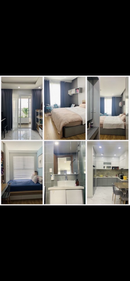 Căn hộ 2PN Sunrise City View, Quận 7 full NT có ban công 15tr/ tháng