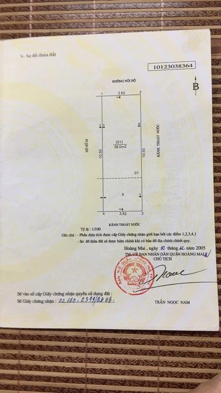 Phân lô Định Công Thượng, ô tô, 3 mặt thoáng, 38m2, mt 3.7m, giá 2.5 tỷ có ra lộc.