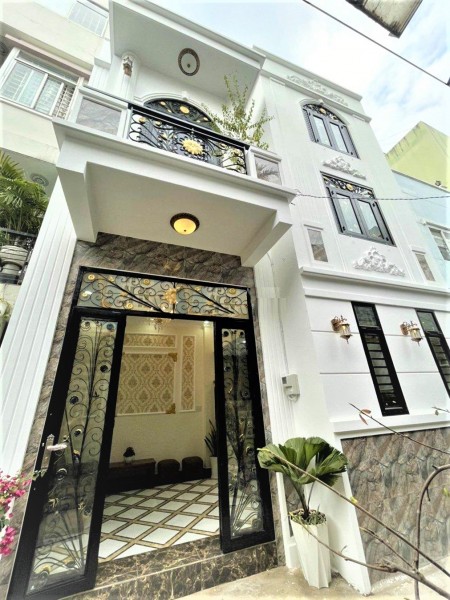 Bán nhà Đẹp 3 tầng, 7x4m gần Cầu Hậu Giang Q6, hẻm thông_3ti65