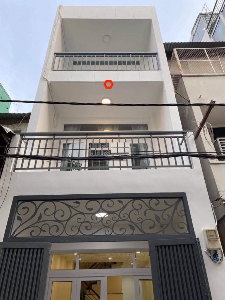 HXH Nguyễn Cửu Vân 4x15m, trệt, 2lầu nhà mới xây giá tốt.
