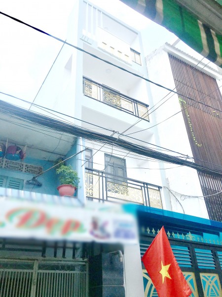 Nhà bán hẻm ôtô Dương Bá Trạc P1Q8 - 2lầu/4PN/3WC