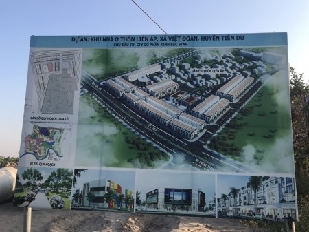 Bán đất nền dự án Liên Ấp, Việt Đoàn, Tiên Du, Bắc Ninh