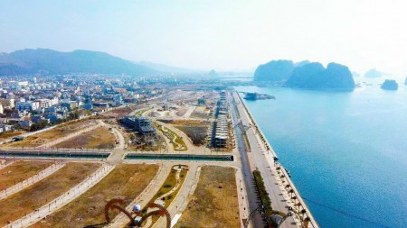 Dự án Green Dragon City Cẩm Phả nằm bên mặt vịnh Bái Tử Long
