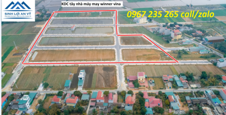 100m2 . Đất thổ cư, cạnh khu dân cư đông đúc tại Nga Văn