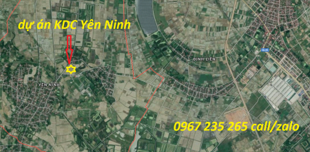 Bán 125m2 đất , tại KDC mới Yên Ninh